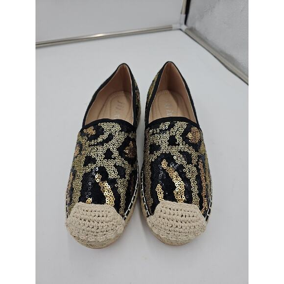 Jijixi Sequins Comfort Loafers Size 235 US 7 - Picture 1 of 5